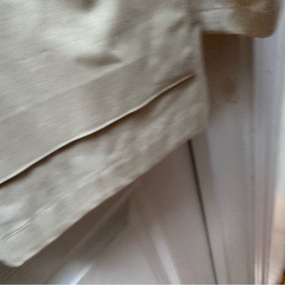 Theory white cream utility collared zip coat jacket pockets - Picture 3 of 9